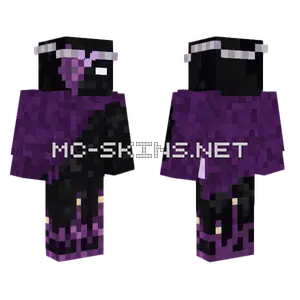 Zombie Purple Bloke Minecraft skin