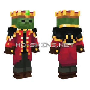 Zombie Rey Minecraft skin