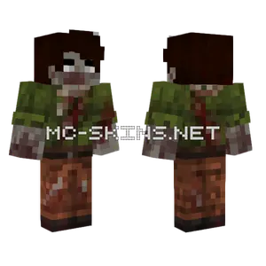 Zombiefied Creeper Minecraft skin