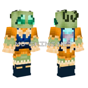 Zora Minecraft skin