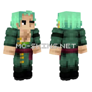 Zoro Commission Minecraft skin