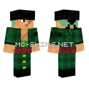 Zoro Roronoa Minecraft skin