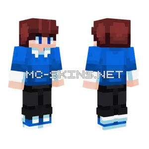 Zxrlon Blue Outfit Minecraft skin
