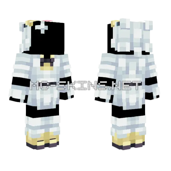 0086 Seel Space Suit Minecraft skin, front and back