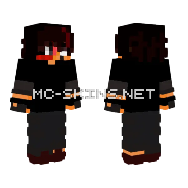 00damienluvsxp Minecraft skin, front and back