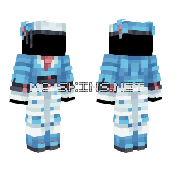 0183 Marill Minecraft skin, front and back