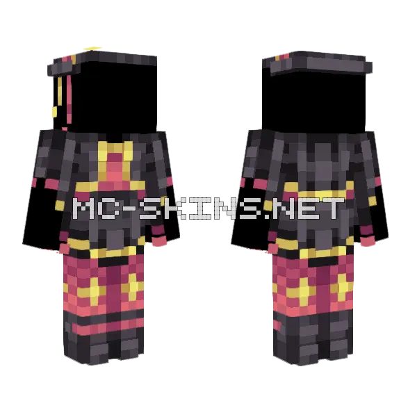 0354 Banette Minecraft skin, front and back