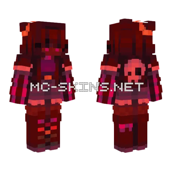 039 Sf Attack Minecraft skin, front and back