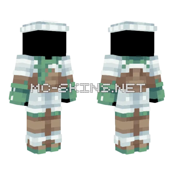 0459 Snover Space Minecraft skin, front and back