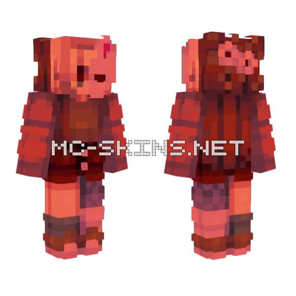 047 Sf Attack Ff Minecraft skin, front and back