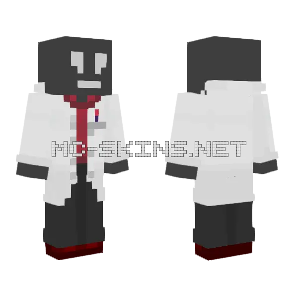 07 Dok Minecraft skin, front and back