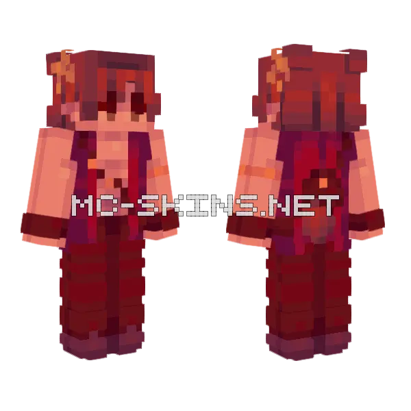 083 Sf Attack Minecraft skin, front and back