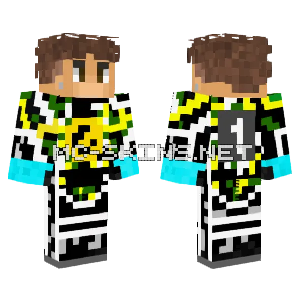 1 Fzg Minecraft skin, front and back