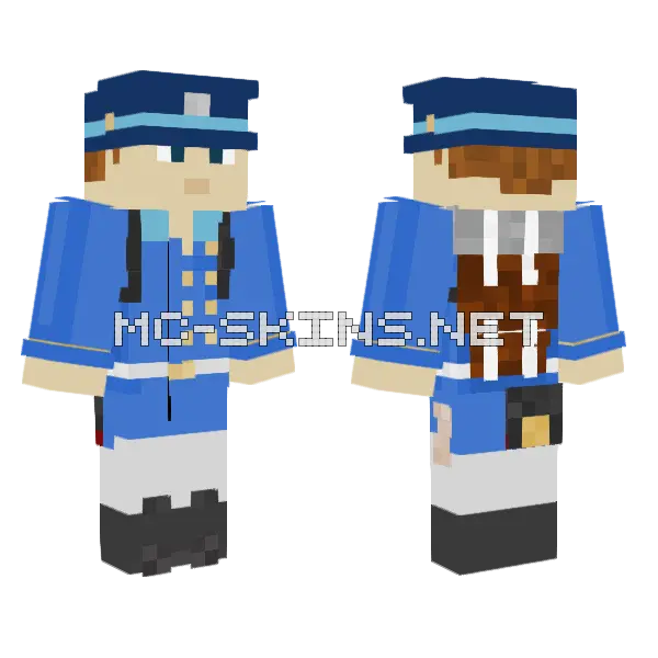 1 Landwehr Regiment Von Elbe Minecraft skin, front and back