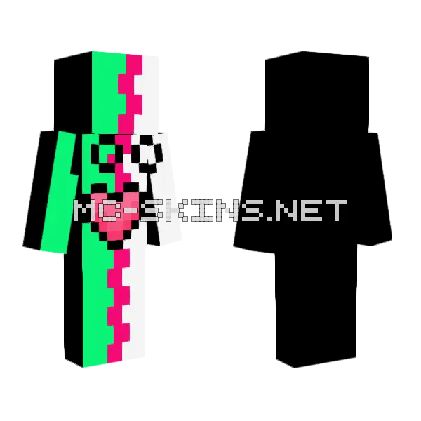 100 Followers Contest Minecraft skin, front and back