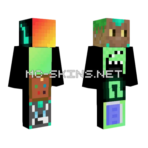 11 Pfps Blueydumbo18 Minecraft skin, front and back