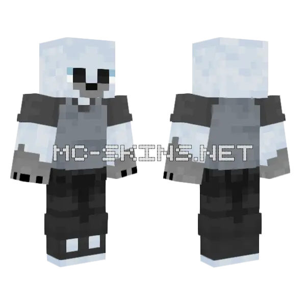 12 Days Of Grillionzmas 2024 Minecraft skin, front and back