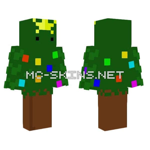 12 Tree Minecraft skin, front and back