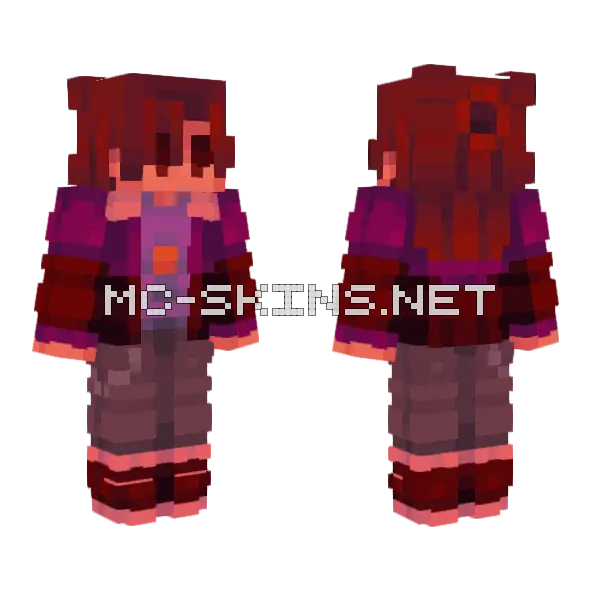 122 SF Attack Minecraft skin, front and back