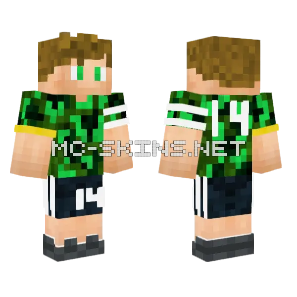 14 Fix Minecraft skin, front and back