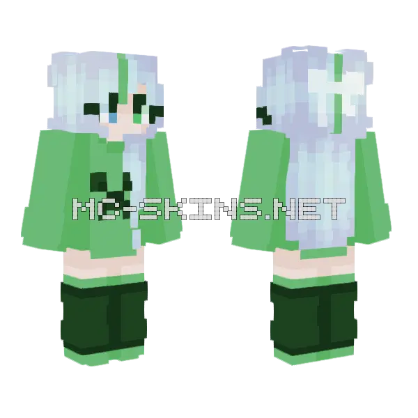 15th Anniversary Late Minecraft skin, front and back