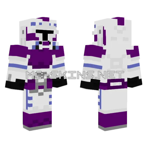 187th Clone Trooper Minecraft skin, front and back