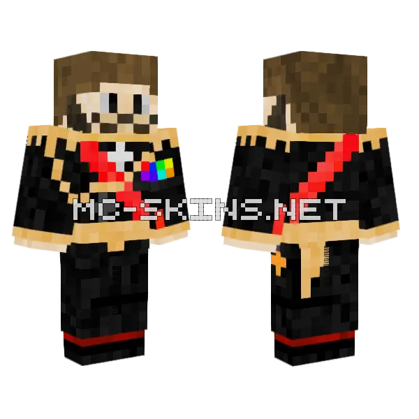 19th Century Emperor Minecraft skin, front and back