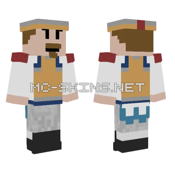 1er Regiment De Carabiniers Minecraft skin, front and back