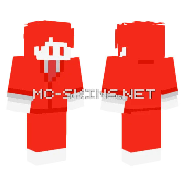 2 Color Tommyinnit Minecraft skin, front and back