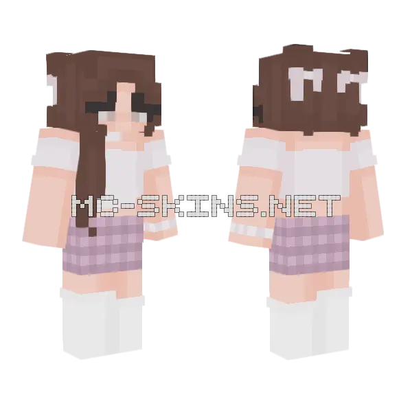 200 Followers 33 Minecraft skin, front and back