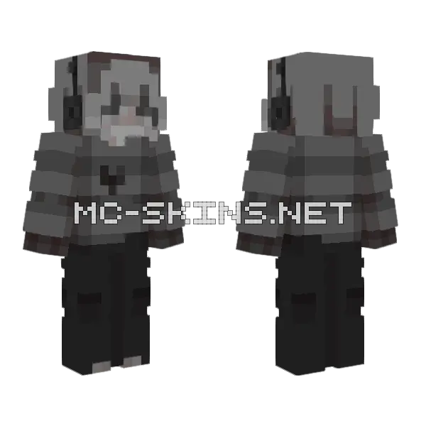 2000 Likes Recolour Contest Minecraft skin, front and back