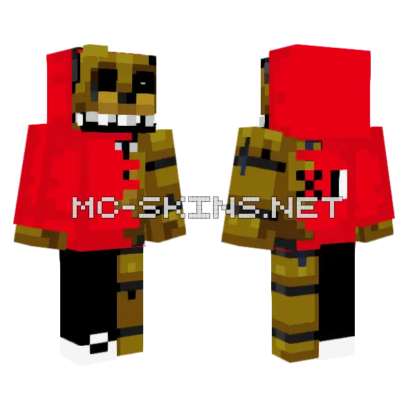 2020 Dawson Freddy Skin Minecraft skin, front and back