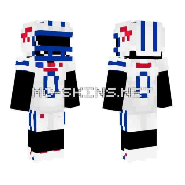 22 Smu Minecraft skin, front and back
