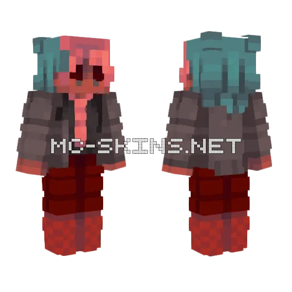 223 Sf Attack Ff Minecraft skin, front and back