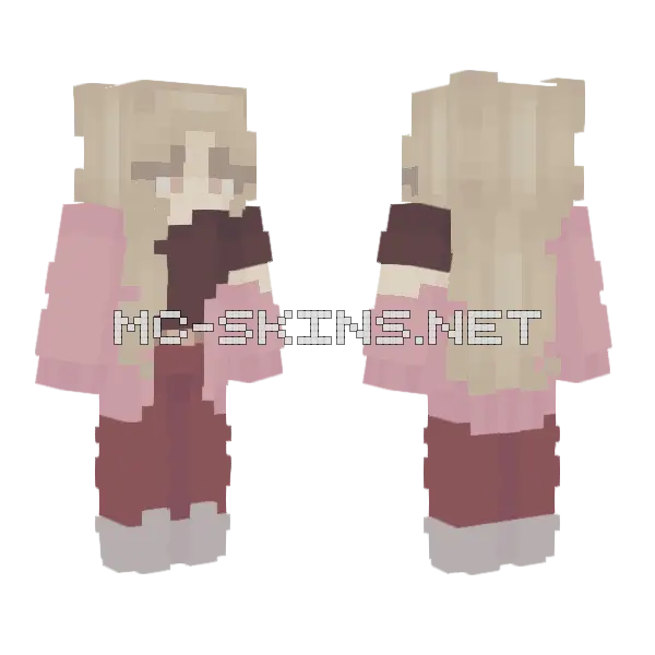 24k Magic Pce Minecraft skin, front and back