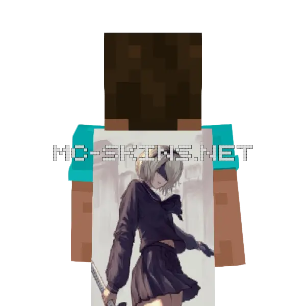 2B School Uniform cape, outside and lining