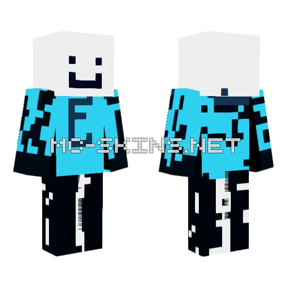 2nd Try Minecraft skin, front and back