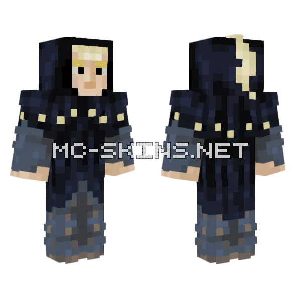 2v Blackmore Minecraft skin, front and back