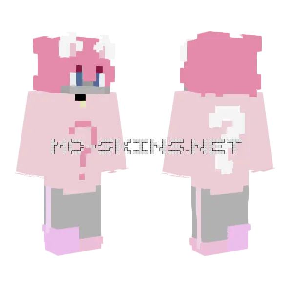 3 Contest Results 3 Minecraft skin, front and back