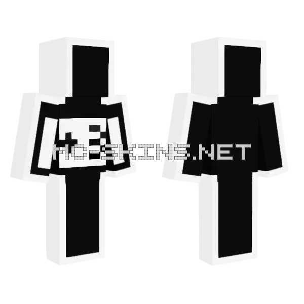 3 More Minecraft skin, front and back