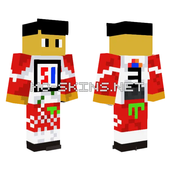3 nr wts wyjazd2 Minecraft skin, front and back