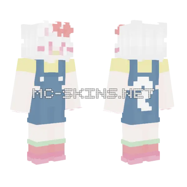 3 Say Hello Kitty 3 Minecraft skin, front and back