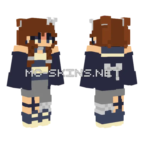 300 RC Tysm Minecraft skin, front and back