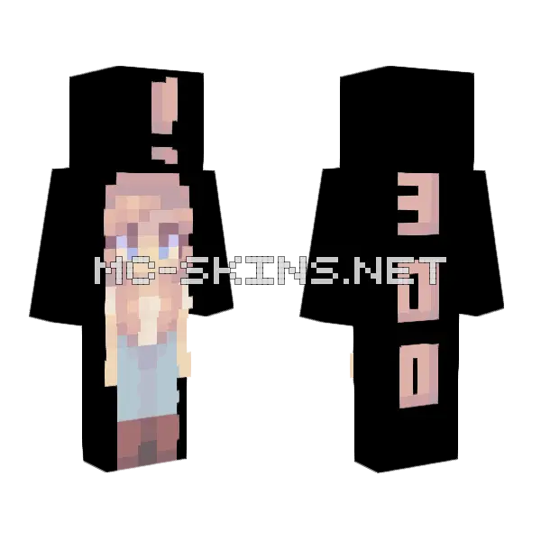 300 Tourney Signups Minecraft skin, front and back