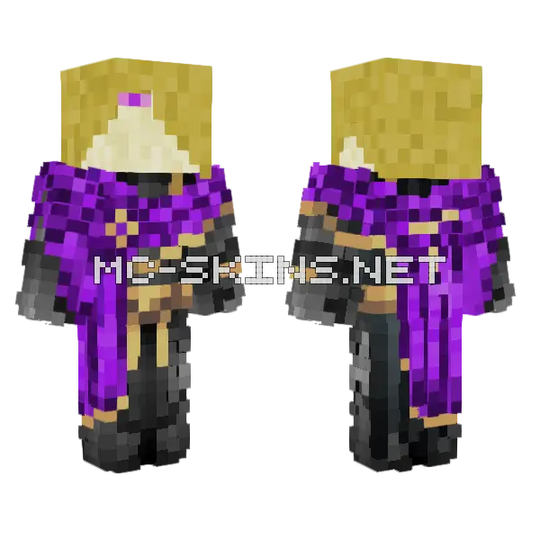 3nd3rlord3 Ender Albert Minecraft skin, front and back