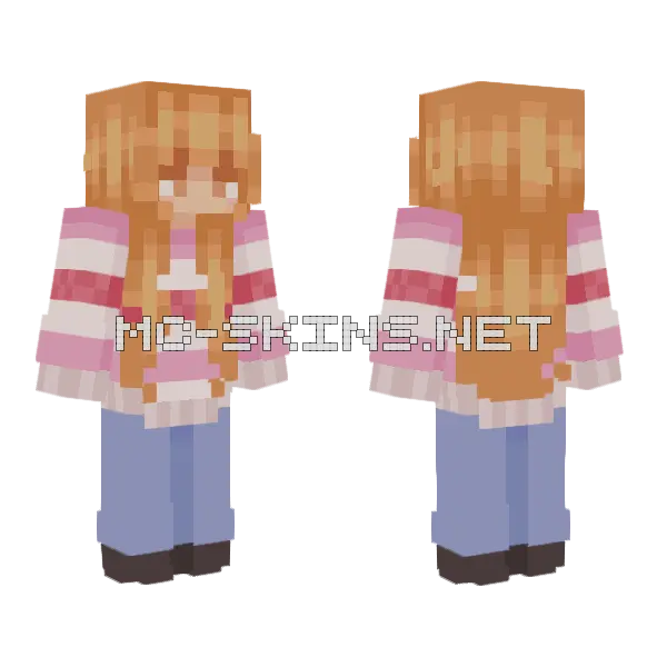 3rd Of December You Gave Me Your Sweater Minecraft skin, front and back