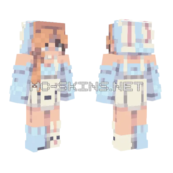 4 Year Anniversary Remake Minecraft skin, front and back