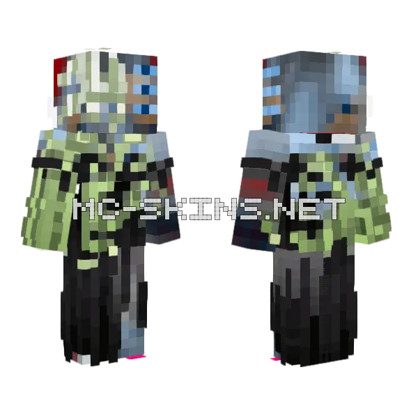 5 The Day I M Born Again Minecraft skin, front and back