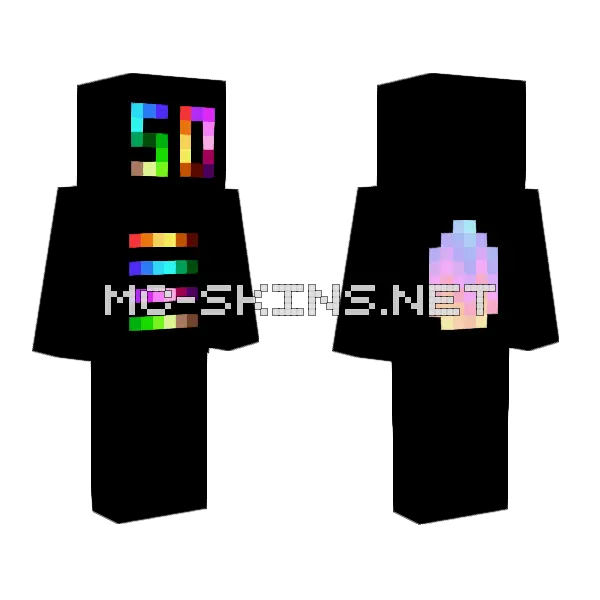 50 Followers Pallet Contest Minecraft skin, front and back
