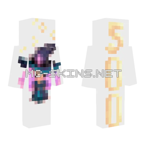 500 Witches Minecraft skin, front and back